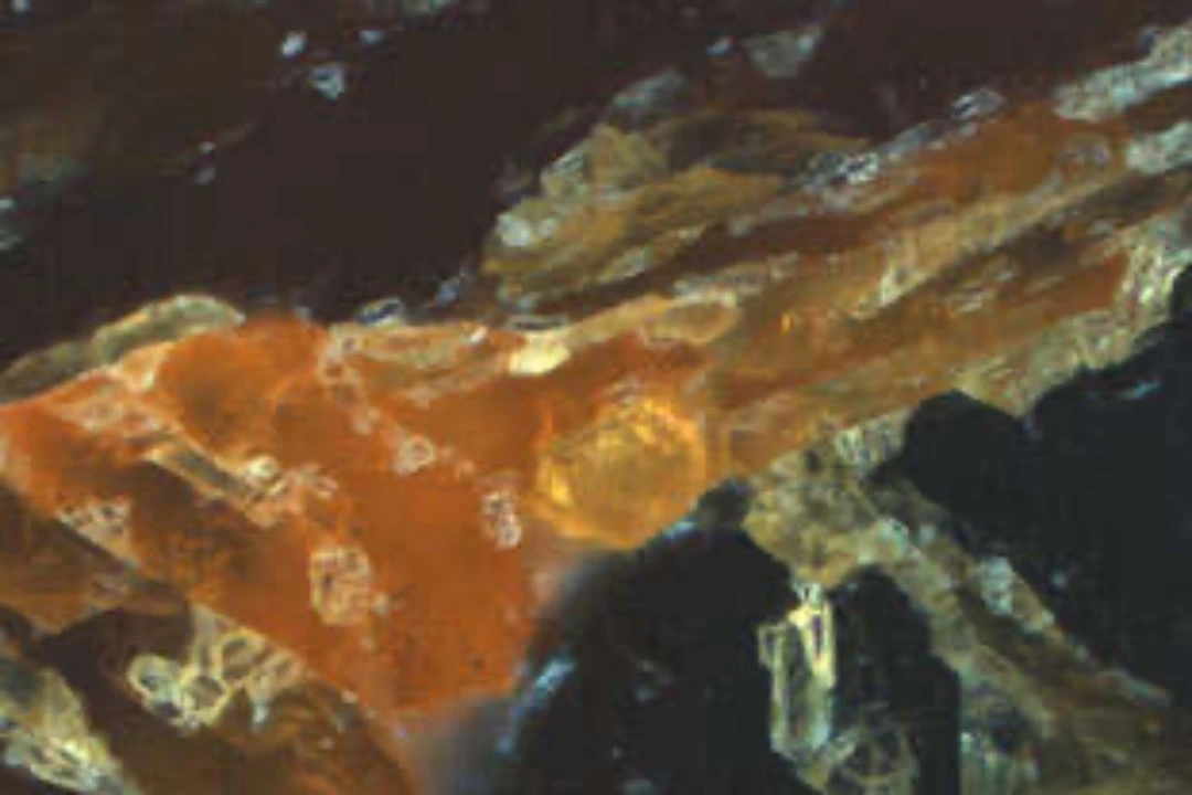 micrograph of sphalerite
