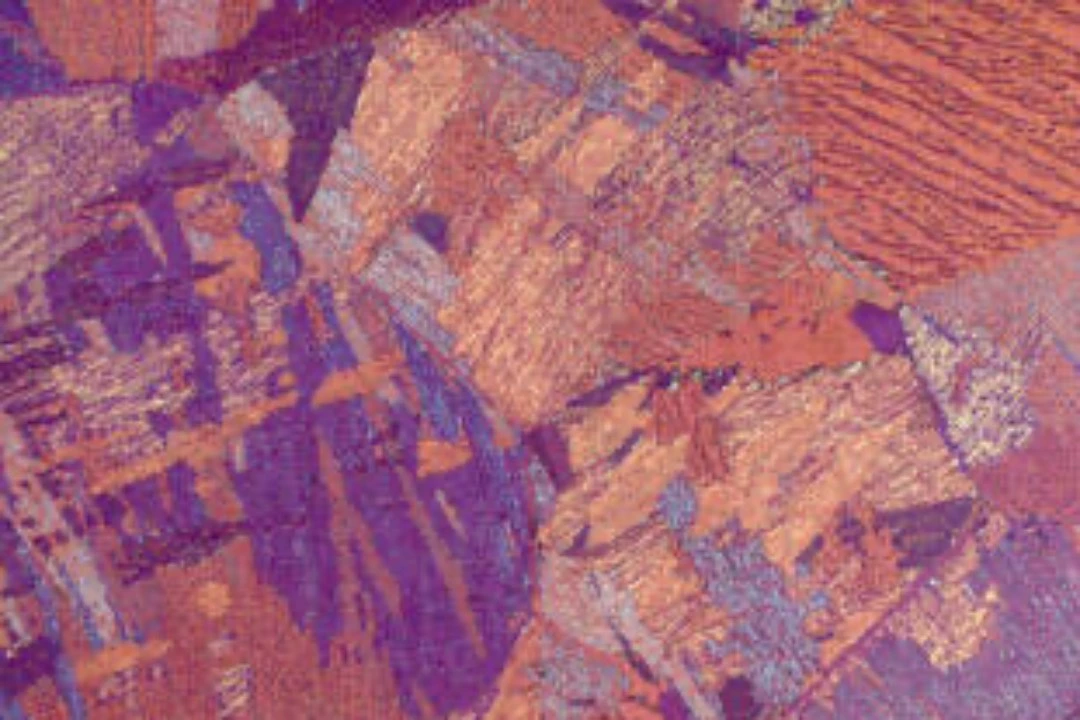 micrograph of titanium casting