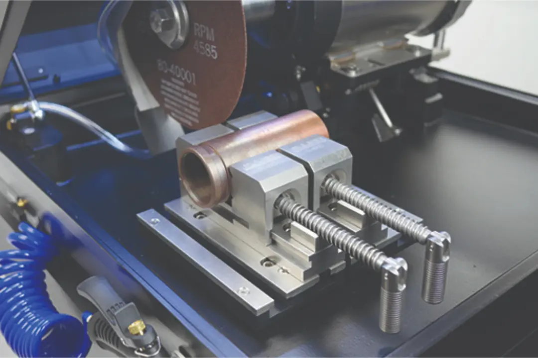 Photo of the PowerCut 10x accessory, quick slide vice