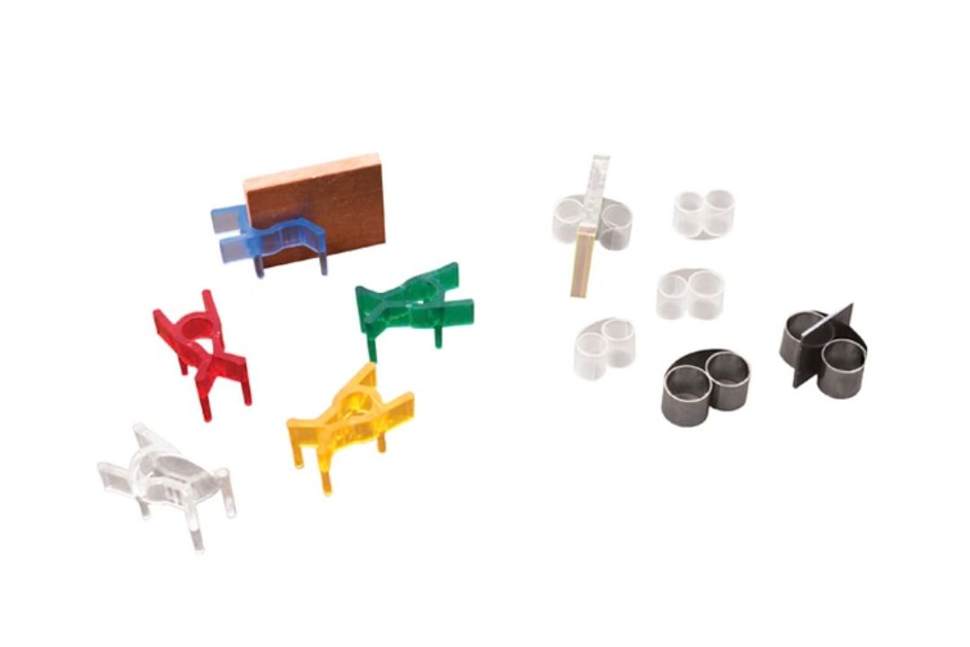 Consumables mounting clips and stands