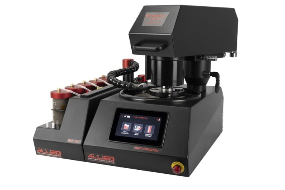 Photo of the grinding and polishing equipment MetPrep 3x