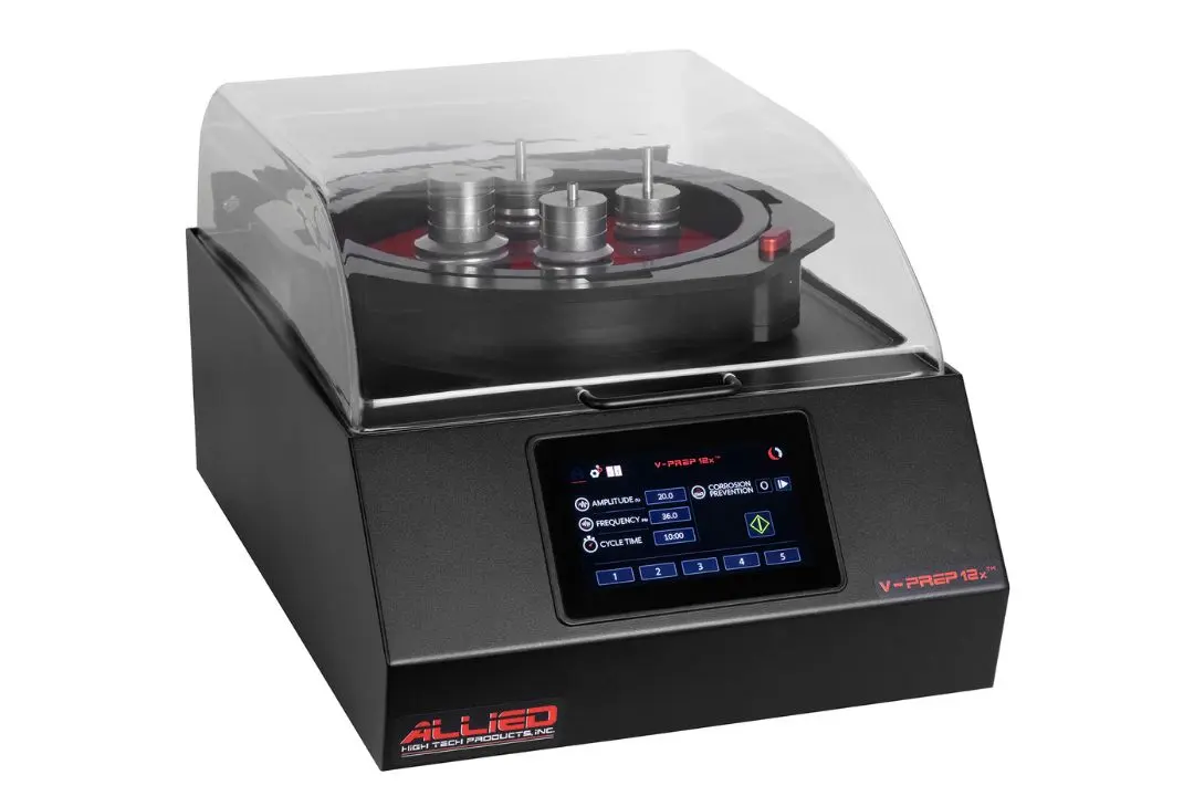 photo of the V-Prep 12x grinding and polishing equipment