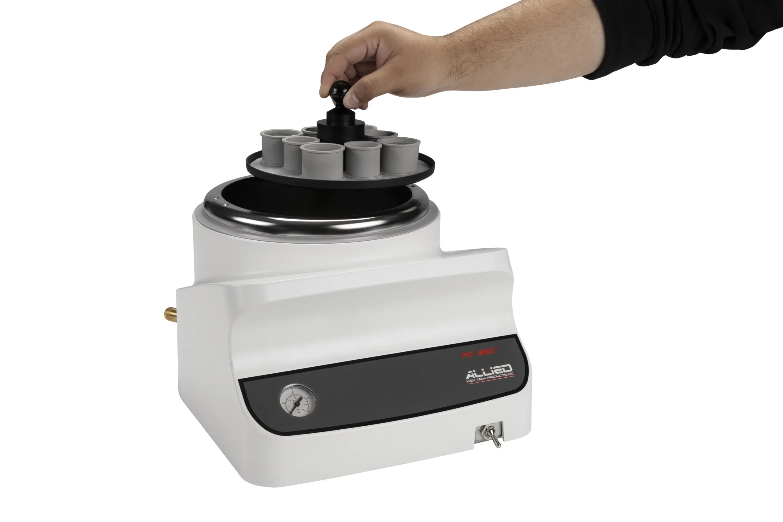 PC-200 Unique stacking tray design Details photo 2