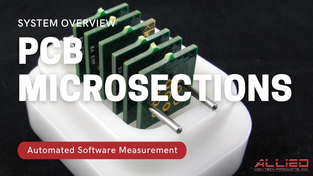 Automated Software Measurement for PCB Microsections video thumbnail
