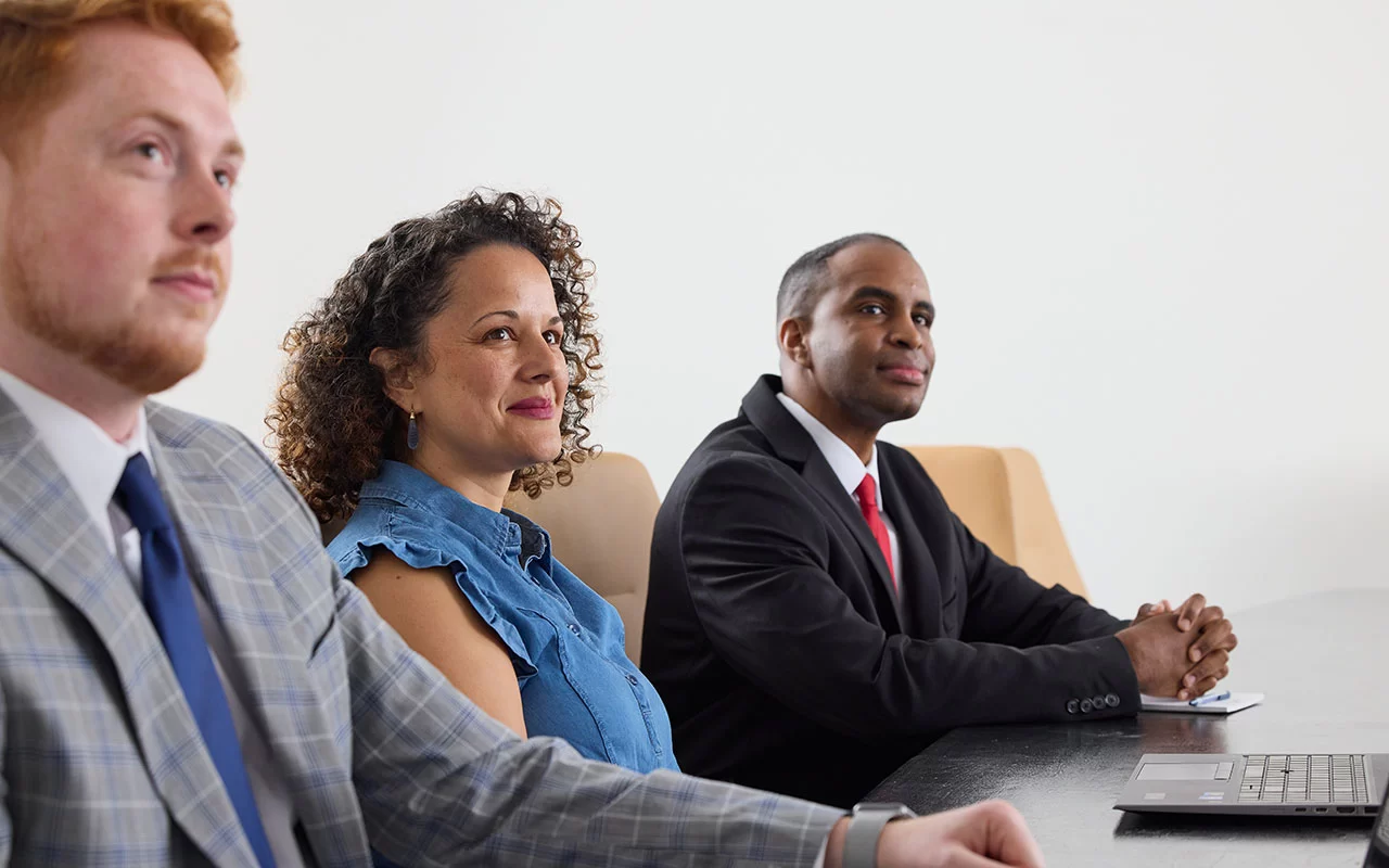 People in a meeting